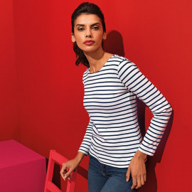 T-shirt marinière à manches...