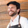 Casquette style Gavroche en canvas
