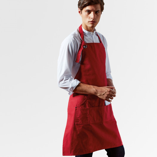 Tablier bavette en coton épais professionnel. Pour être protégé en toutes  occasions