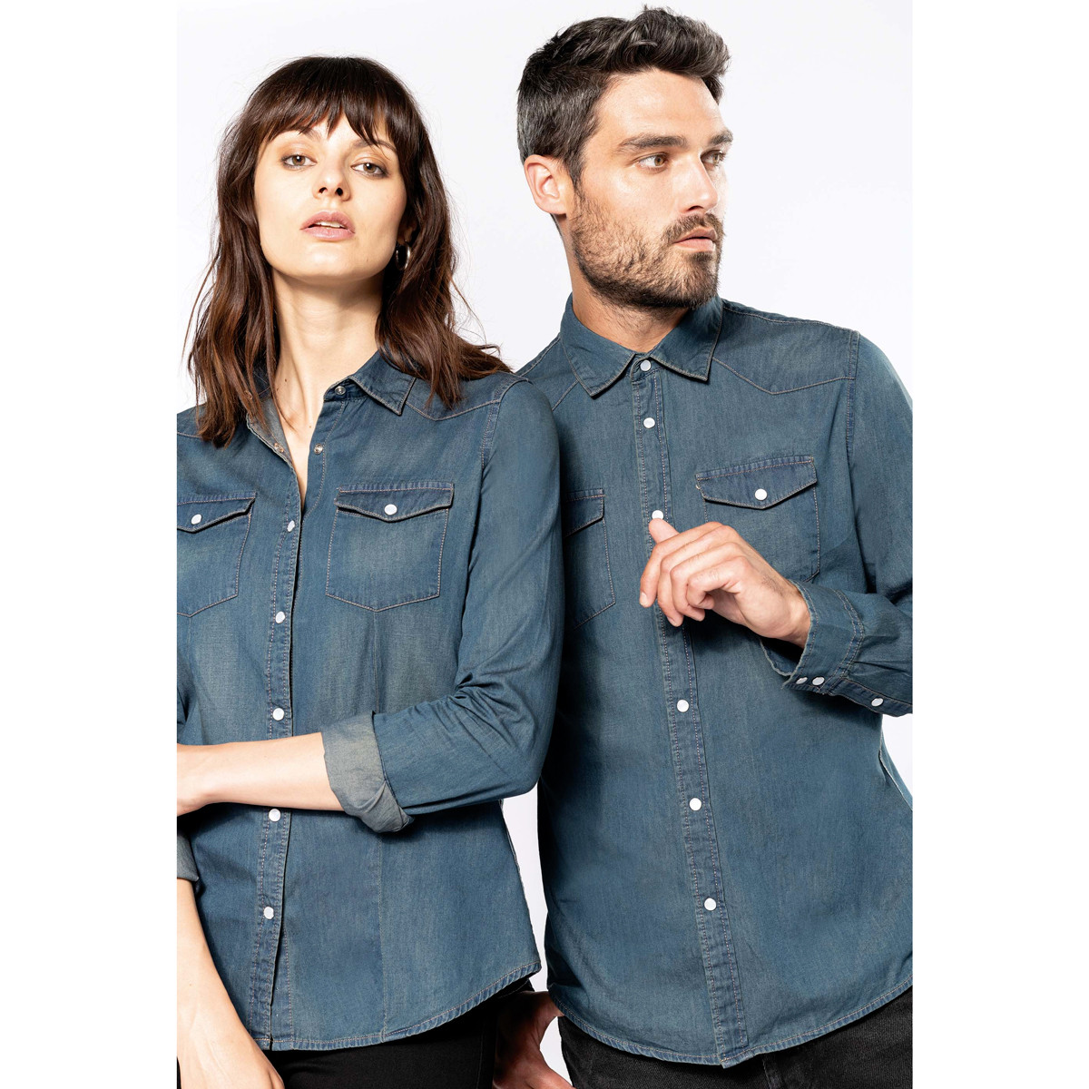 Chemise En Jean Femme Taille M - Occasion Très Bon état