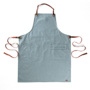 Tablier bleu de serveuse