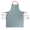 Tablier bleu de  serveuse