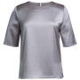 Blouse ROXANNE Taille:36 EU (8 UK) Couleur:CRÈME / GRIS CHINÉ