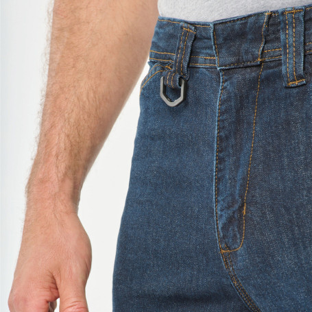 Pantalon jean de travail - Multipoches - Pratique et très fonctionnel -  Epais et résistant - Renforcé et confortable - Tailles du 36 au 54
