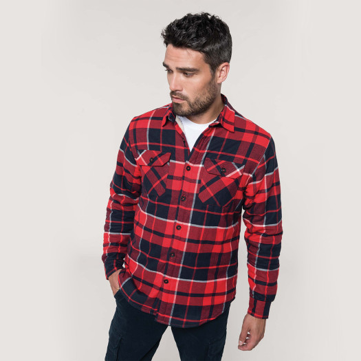 Surchemise PAUL Taille:XXL Couleur:Camel / Black Checked