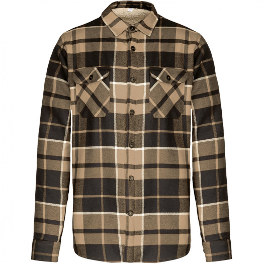 Surchemise PAUL Taille:XXL Couleur:Camel / Black Checked