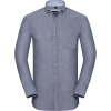 Chemise Oxford lavée manches longues Olivier