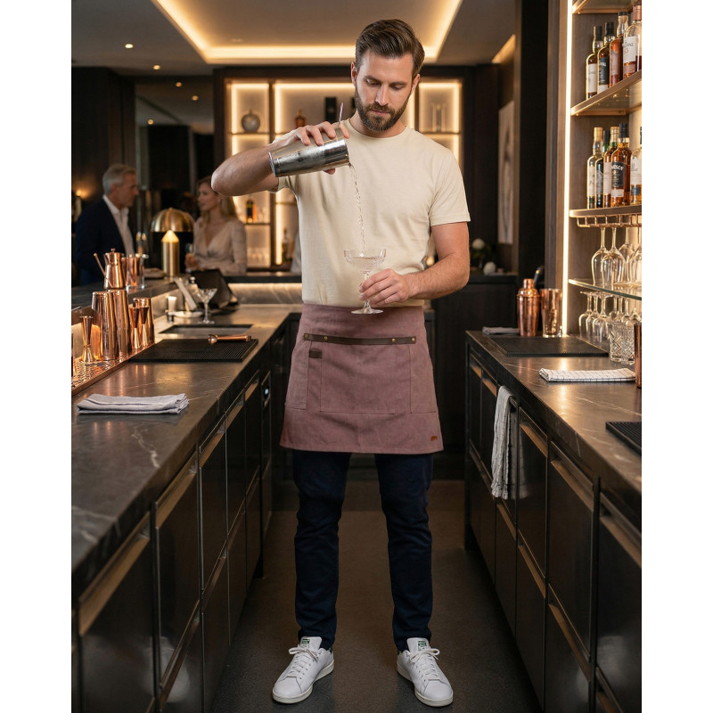 tablier court avec poches