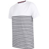 T-shirt breton mixte à manches courtes Léon