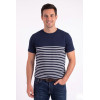T-shirt breton à manches courtes Léon