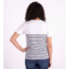 T-shirt breton à manches courtes Léon