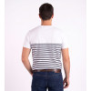T-shirt breton à manches courtes Léon