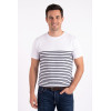 T-shirt breton à manches courtes Léon